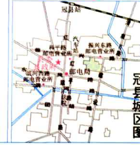 冠县城区图