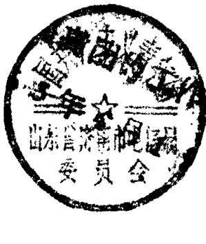 共青团山东省济南市电信局委员会圆形印章