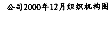 公司2000年12月组织机构图